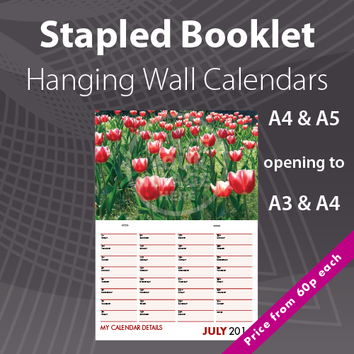 2021 Stapled Booklet Calendar Printing